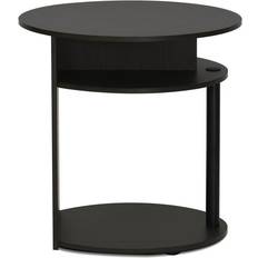 Small Tables on sale Furinno Jaya 2 Shelf Walnut End 39.37 x 49.02 x 48.01 cm Small Table