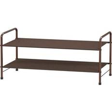 Simple Houseware 2-Tier Storage Organizer Bronze Shoe Rack