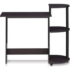 Furinno Compact Study Computer Dark Walnut Writing Desk