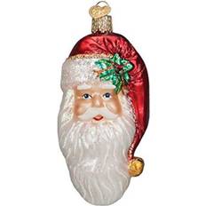 Yellow Decorations Old World Christmas Ornaments Nostalgic Santa Glass Blown Decoration