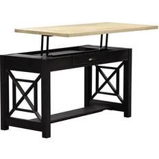 Writing Desks Heatherbrook Charcoal Wire Lift Top Writing Desk