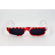Moschino MOS047/S WGX/IR Women's Sunglasses - White Red