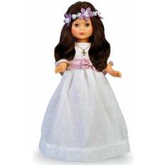 Muñecas y Casas de Muñecas Famosa Nancy Muñeca de colección primera comunión con vestido blanco y corona de flores