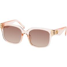Le Specs Shell Shocked Square Sunglasses - Pink