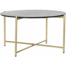 Or Tables de chevet Dkd Home Decor Café Marbre Fer 81 x 81 x 44 cm Table de chevet