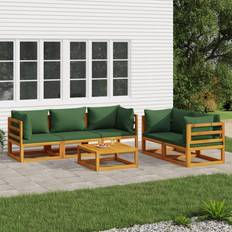 Utemöbler vidaXL 6 dynor Loungeset