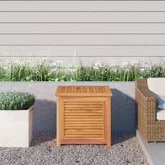 vidaXL Contenitore Giardino Con Borsa 60x50x58 cm Legno Massello Teak