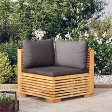 vidaXL Garten-ecksofa Modulsofa