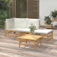 vidaXL 4-tlg. Lounge-Set, Tisch einschl. 2 Stühle