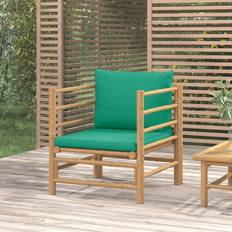 vidaXL Divano Giardino con Cuscini Verdi in Bambcod mxl 118650 Set da Lounge da Esterno