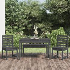 Pine Patio Dining Sets Garden & Outdoor Furniture vidaXL 4 Piece Garden Patio Dining Set