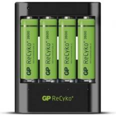 GP Batteries ReCyko U421, Wiederaufladbarer Akku, AA, Nickel-Metallhydrid NiMH 1,2 V, 4 Stücke 2600 mAh