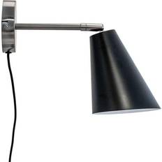 DYBERG LARSEN Oswald Black/Steel Wandlampe