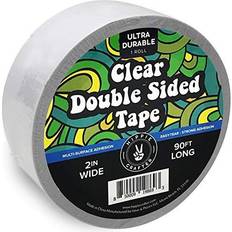 Simple Houseware Clear Double Sided Tape for Crafts 2 Heavy Duty Tape Thin