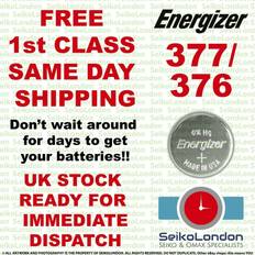 Sr626sw Energizer 377 sr626sw sr66 1.55v silver oxide watch battery