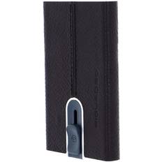 Black - RFID Blocking Wallets & Key Holders Piquadro Original cardholder black sliding system brown