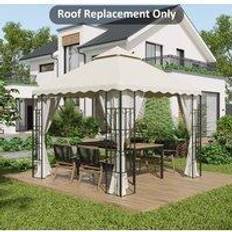 Best Pavilion Roofs OutSunny 3m 3m Gazebo Canopy Gazebo