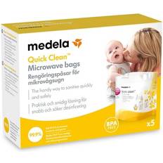 Breast Pump Accessories Medela Quick Clean Microwave Bags 5-pack