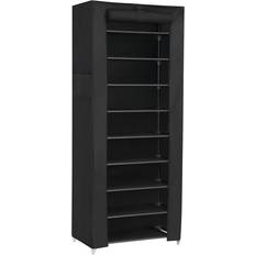 Songmics 10 Levels Black Organizador de zapatos 58x160cm