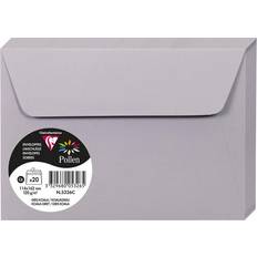 Buste per Inviti Clairefontaine Pollen Adhesive Envelopes, C6, 120 g Koala Grey, Pack of 20