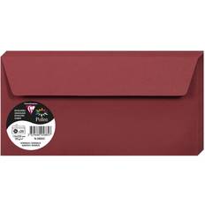 Clairefontaine Pack de 20 sobres Pollen, color granate 22 x 11 x 0.10