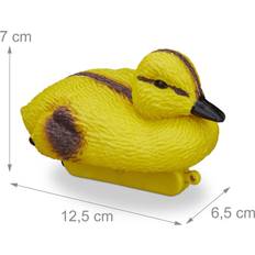 Pond Ducklings Floating Baby Ducks Yellow-Black