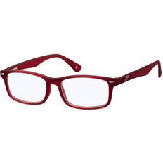 Rood Leesbrillen Montana Blf83-B Matte Red Bourgonds Blue Light Block 3,00 Rood One Size