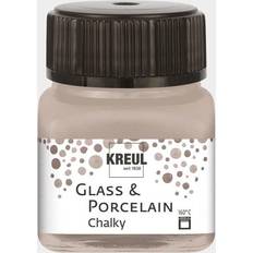 Kreul Glas- und Porzellanfarbe Chalky, Noble Nougat