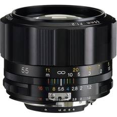 Voigtländer Nikon Z Lenzen Voigtländer Nokton 55mm F/1.2 SLII-S Nikon Ai-S CPU zwart objectief