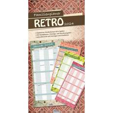Photon Office Supplies Photon Familienplaner Retro Kalender 2024