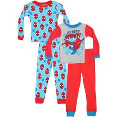 Grigio Set da letto AME Sleepwear Toddler Spiderman My Hero Boys 4 Piece Sleep Set