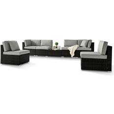 Orlando Black Garden Outdoor Sofa