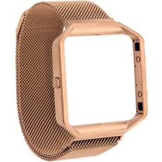 Aquarius Rose Gold Fitbit Blaze Metal