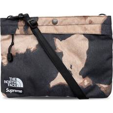 The north face shoulder bag black Supreme The North Face Bleached Denim Print Shoulder Bag Black