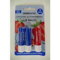 Derma V10 lip care balm 2 original + 1 strawberry chap