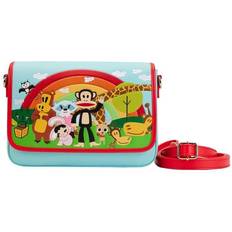 Loungefly Paul Frank Crossbody Bag Rainbow Messenger Bag - Blue