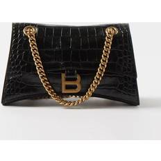 Balenciaga Bags Balenciaga Small Crush Embossed Leather Chain Bag