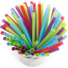 Birthdays Straws Assorted Plastic Drinking Straws