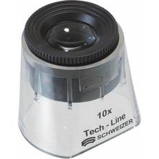 Loupes Standlupe Tech-Line Vergr. 10x Fix Linsen-D.30mm Schweizer