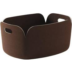 Muuto Körbe Muuto Restore Basket Dark Brown Korb