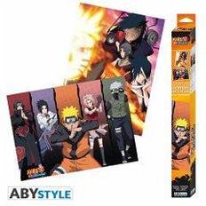 ABYstyle Naruto Shippuden Plakater Set of 2 52x38 cm Plakat