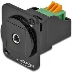 DeLock D-type XLR-stik port -3.5mm Minijack
