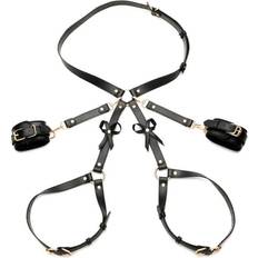 Strict Juguetes sexuales Strict Arnés Bondage con Lazos XL/2XL Negro Dorado