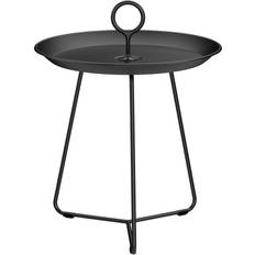 Tavolini da Esterno Houe Eyelet Garten-Beistelltisch Ø 45cm Schwarz Pulverbeschichtet Tavolino da Esterno