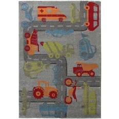 Orange Teppiche Sigikid Kinderteppich Traffic grau