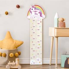 Toises Toise Murale Enfant Unicorn Rainbow