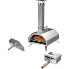 Wood fired pizza oven Steel Pizza Oven Steel 31.19 H 14.17 W D Brown/Gray