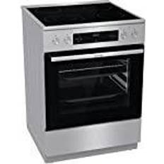 Electric Oven - Stainless Steel Ceramic Cookers Gorenje Elektroherd GECS6C70XPA Stainless Steel