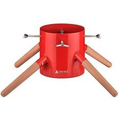 Red Christmas Tree Stands Nest Base