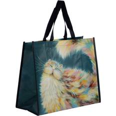 Negro Bolsos de tela Puckator Bolsa para correr con forma de gato arco iris Kim Haskins Bleu